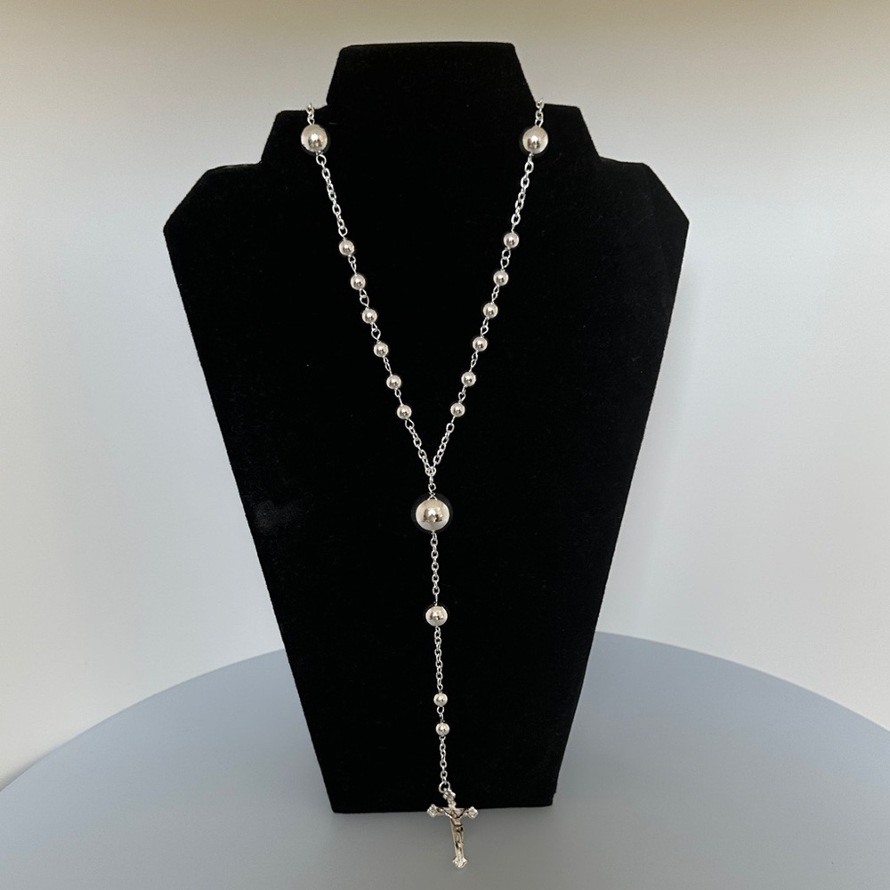 Elegant 925 sterling Silver Rosary